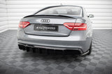 Maxton Design Rear Valance Audi A5 S-Line Coupe / Sportback 8T Facelift (Single Side Dual Exhaust Version)