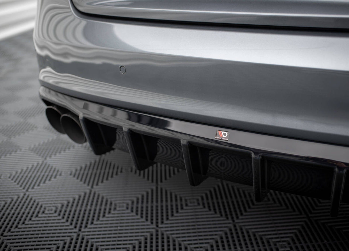 Maxton Design Rear Valance Audi A5 S-Line Coupe / Sportback 8T Facelift (Single Side Dual Exhaust Version)