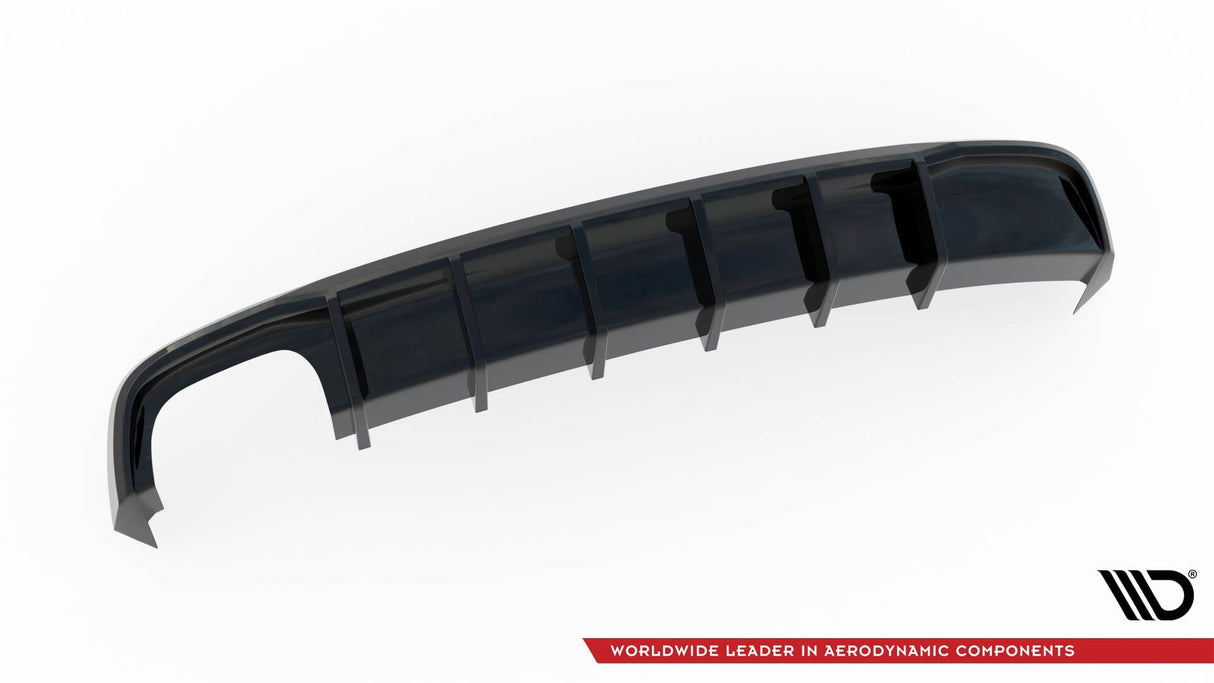 Maxton Design Rear Valance Audi A5 S-Line Coupe / Sportback 8T Facelift (Single Side Dual Exhaust Version)