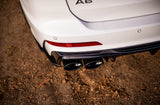 Maxton Design Rear Valance + Exhaust Ends Imitation Audi A6 C8 S-Line