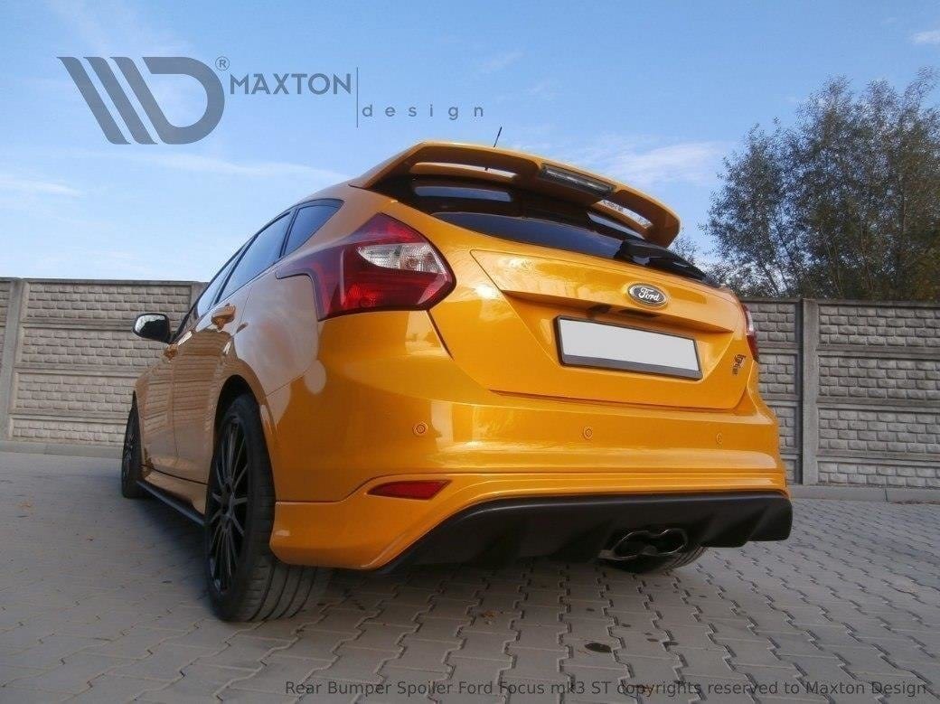 Maxton Design Rear Valance Ford Focus St MK3 (Pre-Facelift) (Rs Look)