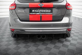 Maxton Design Rear Valance Ford Focus St MK3 Facelift ((MK3.5) (Rs-Look)