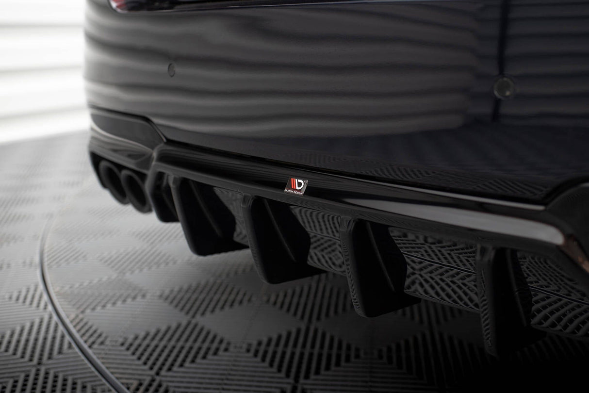 Maxton Design Rear Valance V.2 BMW 5 M-Pack F10 (Version With Two Double Exhausts)
