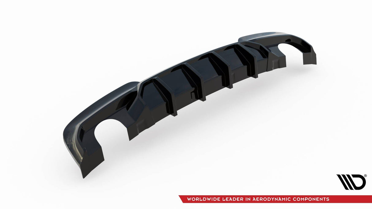 Maxton Design Rear Valance V.2 BMW 5 M-Pack F10 (Version With Two Single Exhausts)