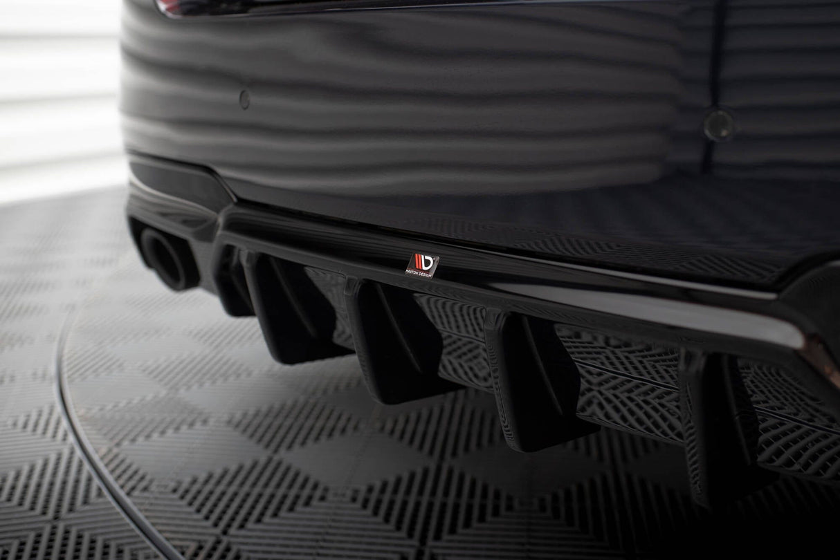 Maxton Design Rear Valance V.2 BMW 5 M-Pack F10 (Version With Two Single Exhausts)