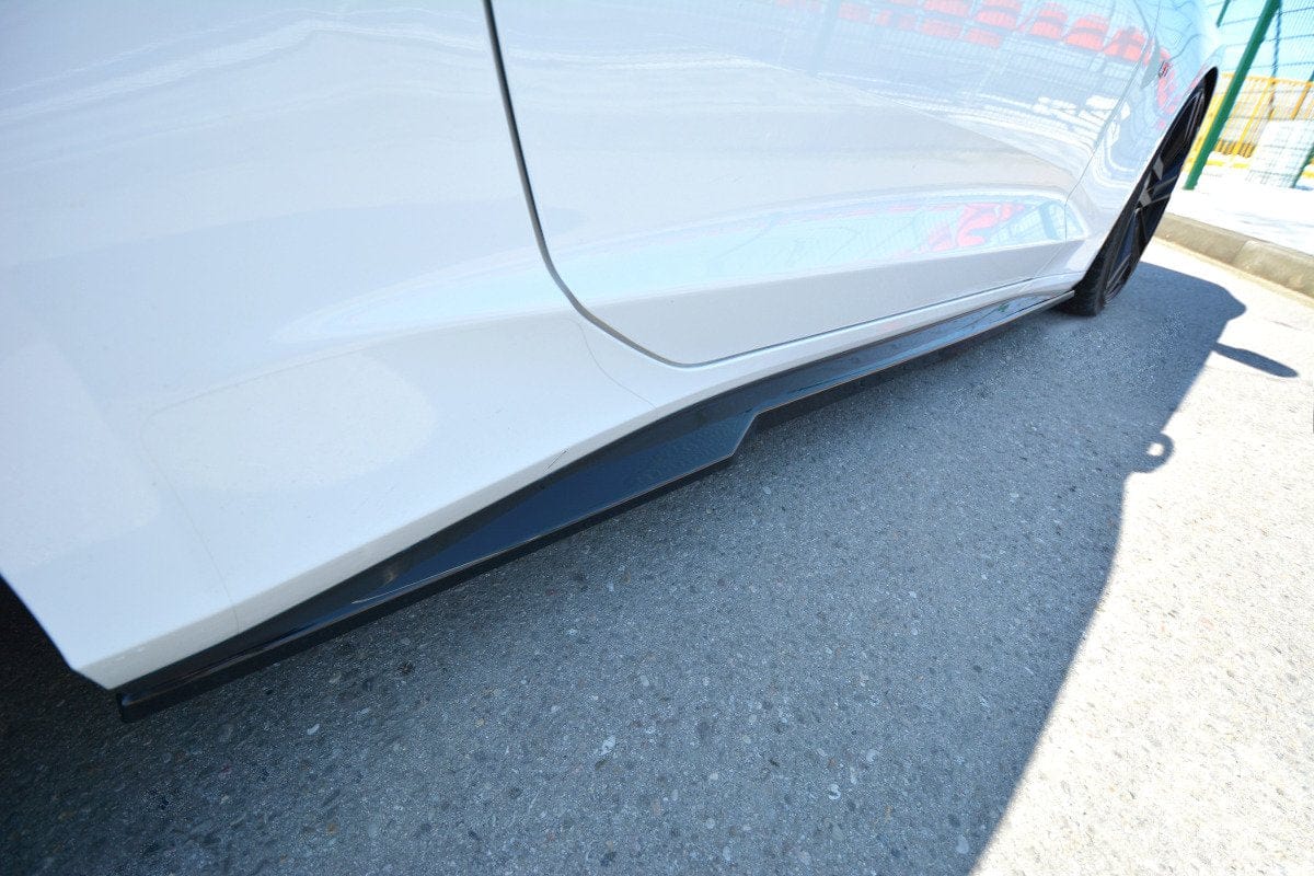 Maxton Design Side Skirts Diffusers - Chevrolet Camaro 6Th-Gen. Phase-I 2Ss Coupe
