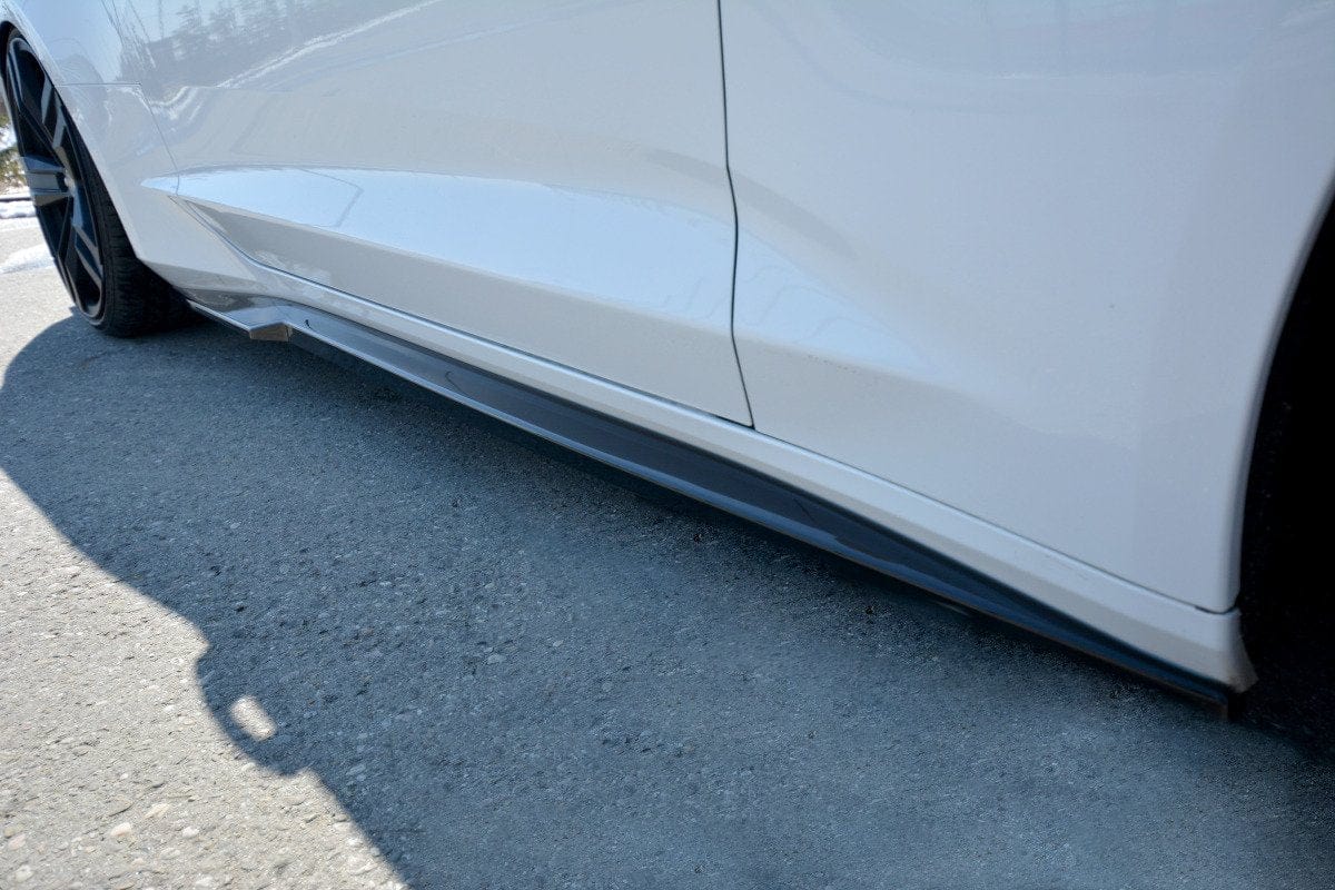 Maxton Design Side Skirts Diffusers - Chevrolet Camaro 6Th-Gen. Phase-I 2Ss Coupe