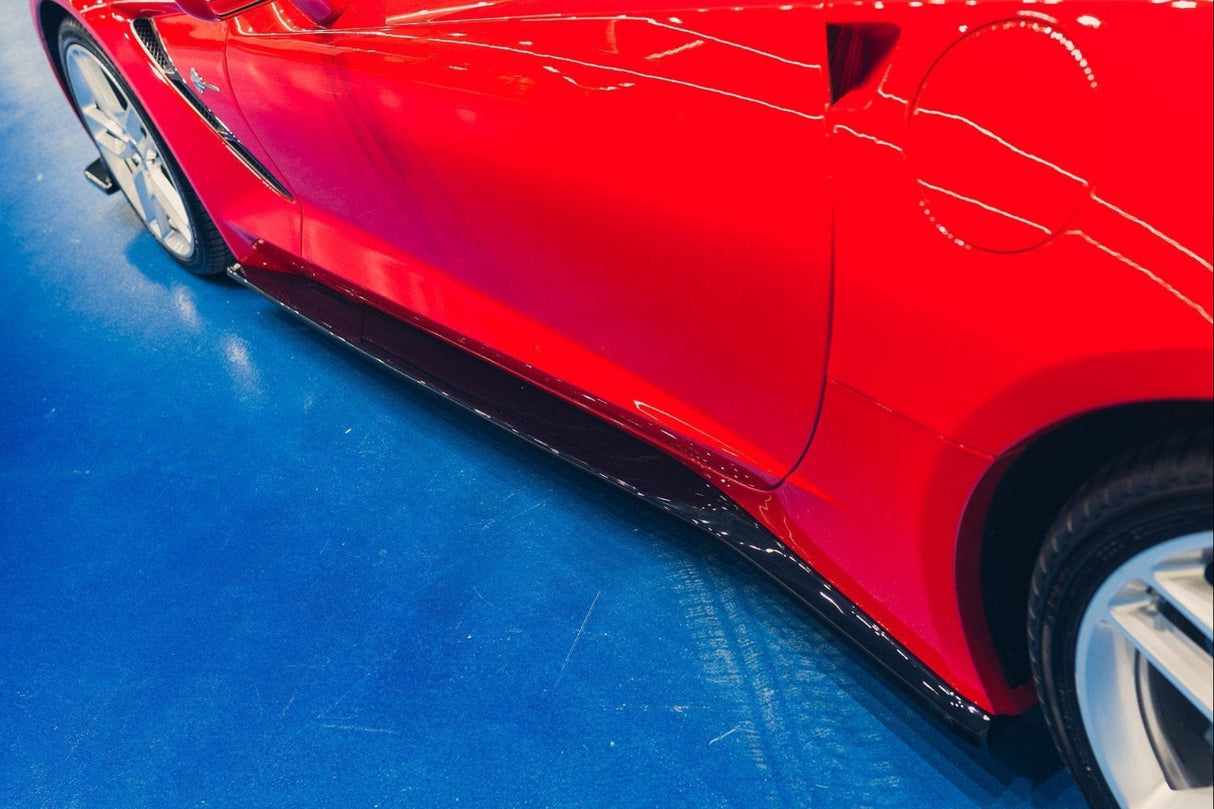 Maxton Design Side Skirts Diffusers - Chevrolet Corvette C7