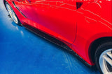 Maxton Design Side Skirts Diffusers - Chevrolet Corvette C7