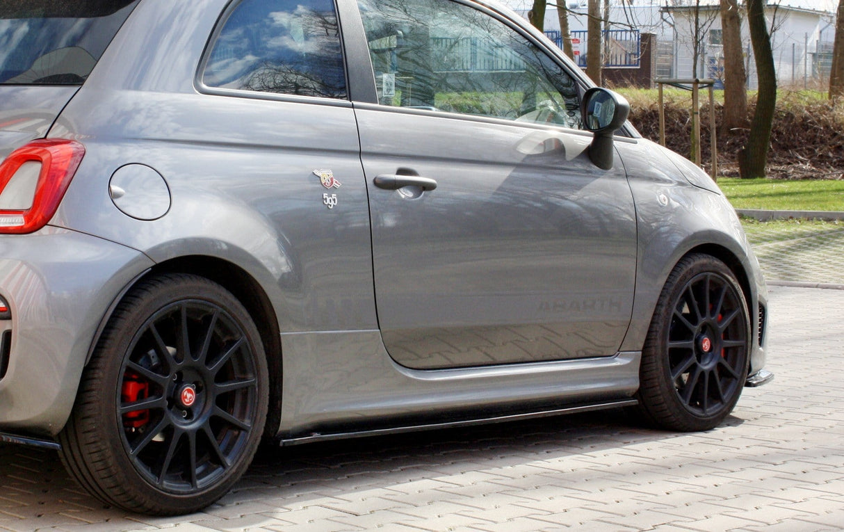 Maxton Design Side Skirts Diffusers Fiat 500 Abarth Mk1 Facelift