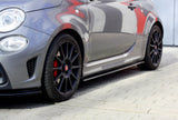Maxton Design Side Skirts Diffusers Fiat 500 Abarth Mk1 Facelift