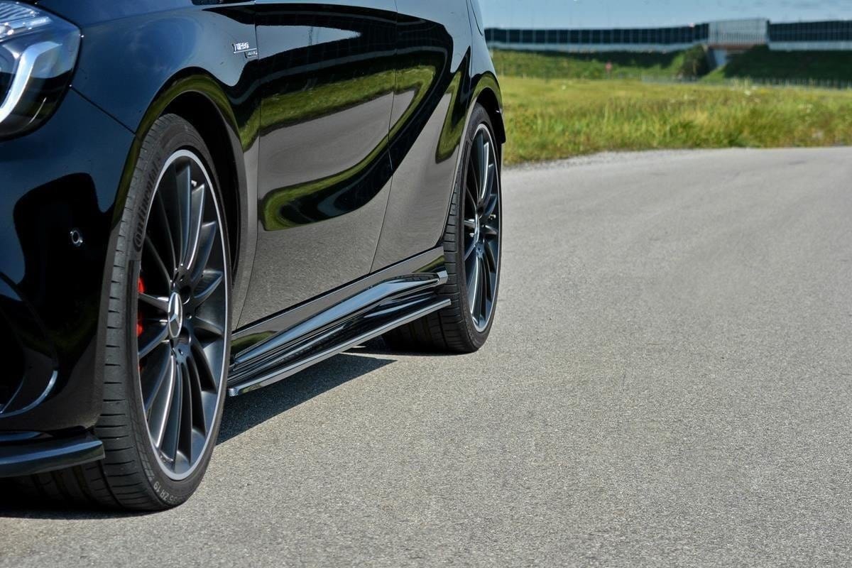 Maxton Design Side Skirts Diffusers Mercedes A W176/ CLA 117 AMG/ CLA 117 AMG Line Facelift