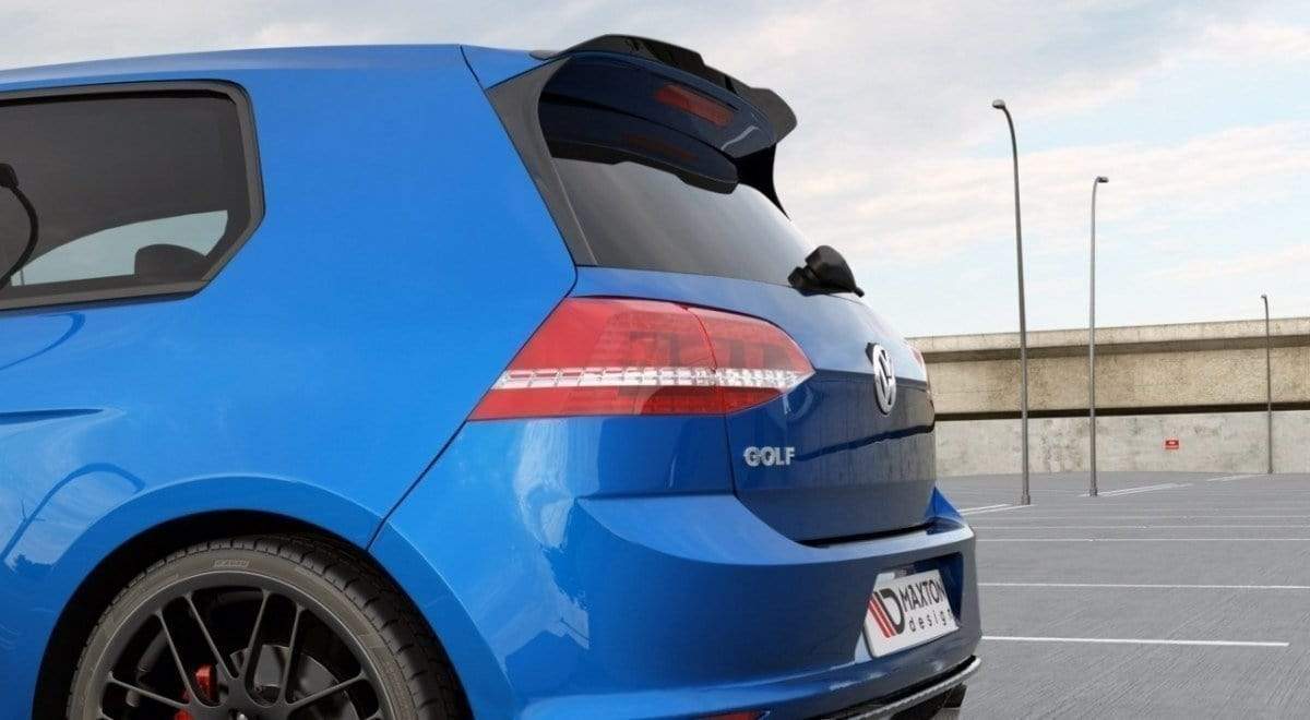 Maxton Design Gloss Black Spoiler Extension | Volkswagen Mk7 GTI/R