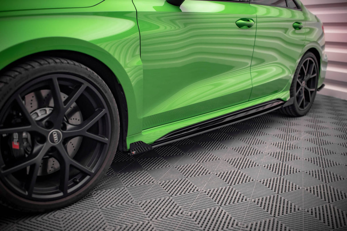 Maxton Design Side Skirts Flaps Audi RS3 Sedan 8Y