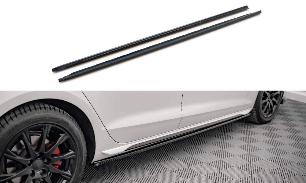 Maxton Design Side Skirts Diffusers Audi A4 B9 Facelift (Standard)