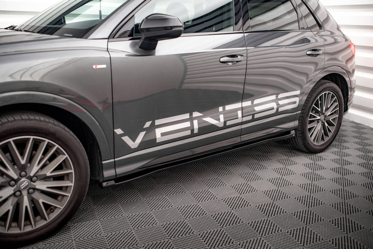 Maxton Design Side Skirts Diffusers Audi Q3 S-Line F3