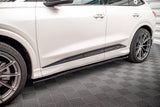 Maxton Design Side Skirts Diffusers Audi Q4 E-Tron Sportback Mk1