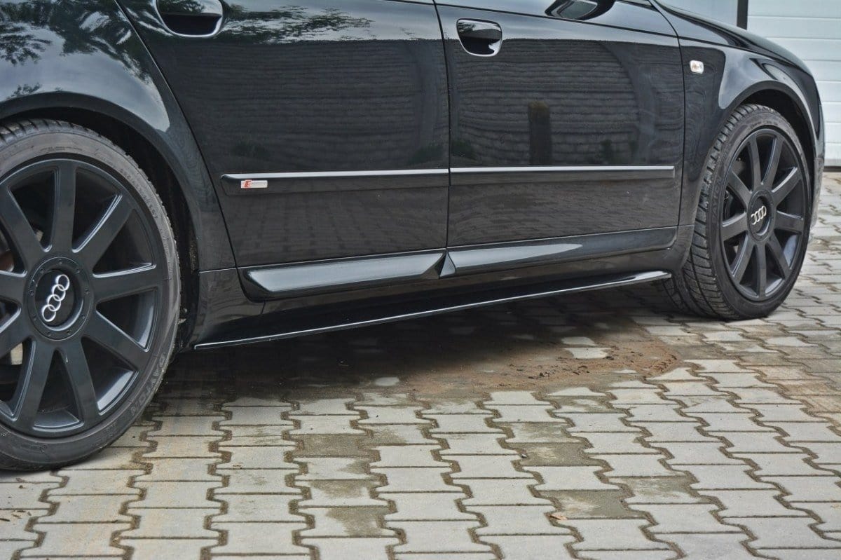 Maxton Design Side Skirts Diffusers Audi S4 / A4 / A4 S-Line B6 / B7
