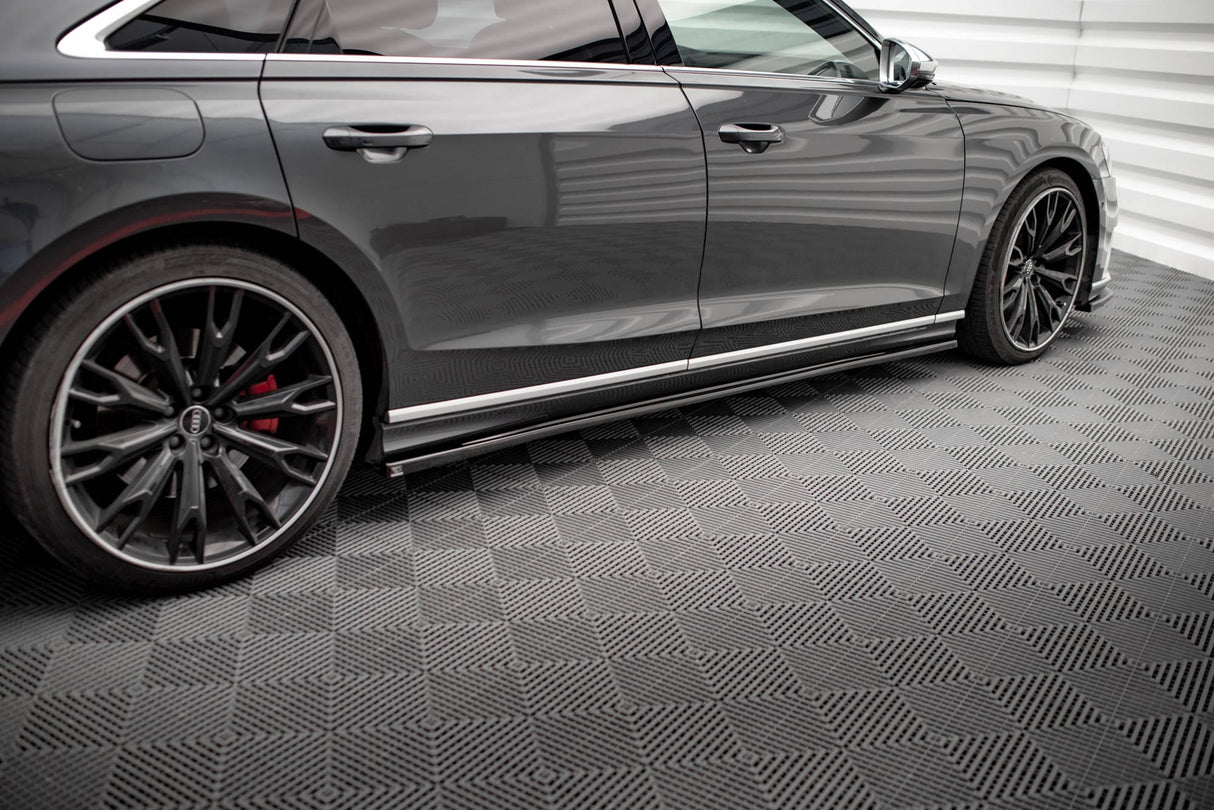 Maxton Design Side Skirts Diffusers Audi S8 D5 (Short) (NLA)