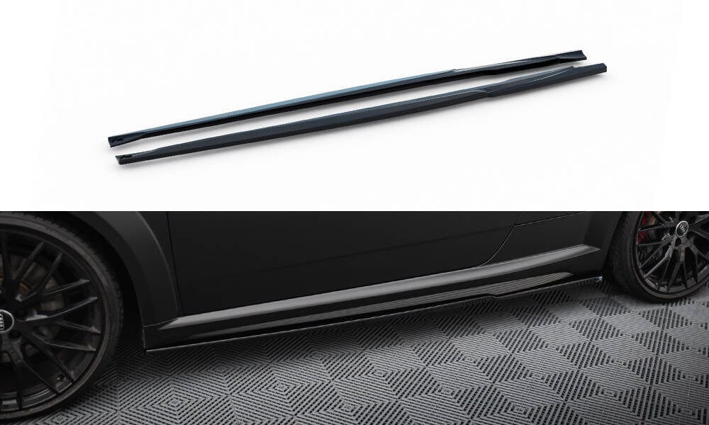 Maxton Design Side Skirts Diffusers Audi TTS / TT S-Line 8S Facelift