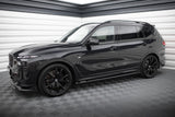 Maxton Design Side Skirts Diffusers BMW X7 M-Pack G07 Facelift