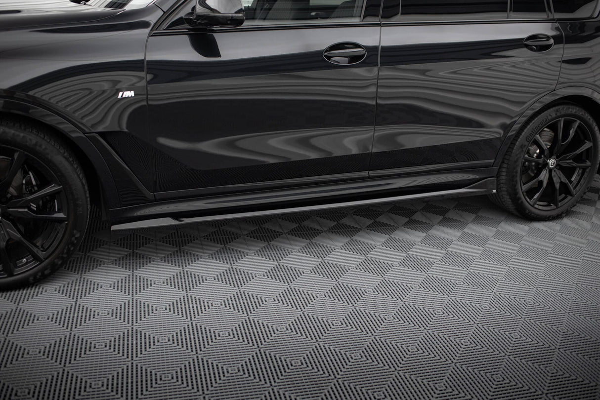 Maxton Design Side Skirts Diffusers BMW X7 M-Pack G07 Facelift