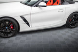 Maxton Design Side Skirts Diffusers BMW Z4 M40I / M-Pack G29 Facelift