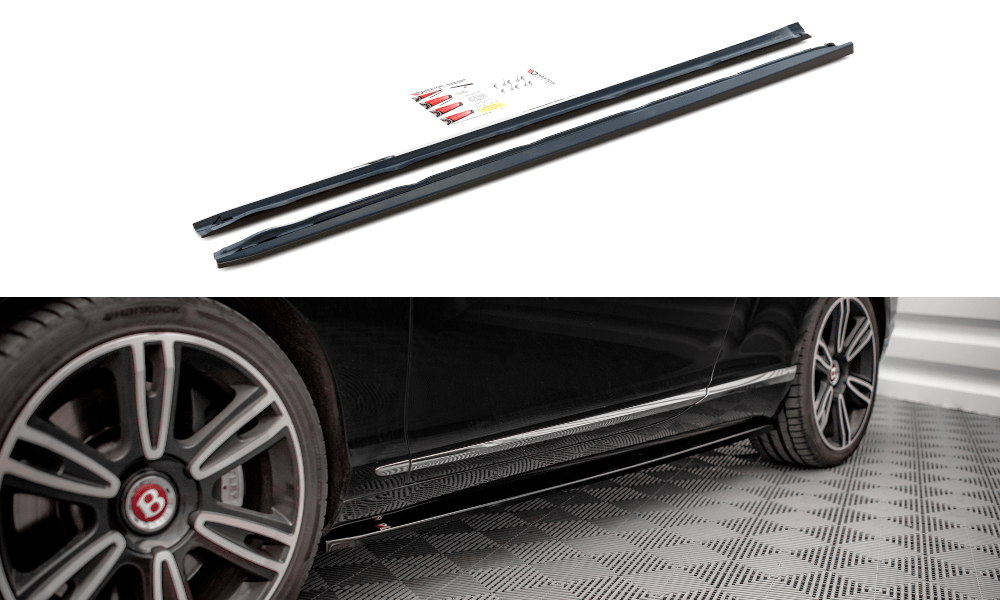 Maxton Design Side Skirts Diffusers Bentley Continental Gt V8 S MK2