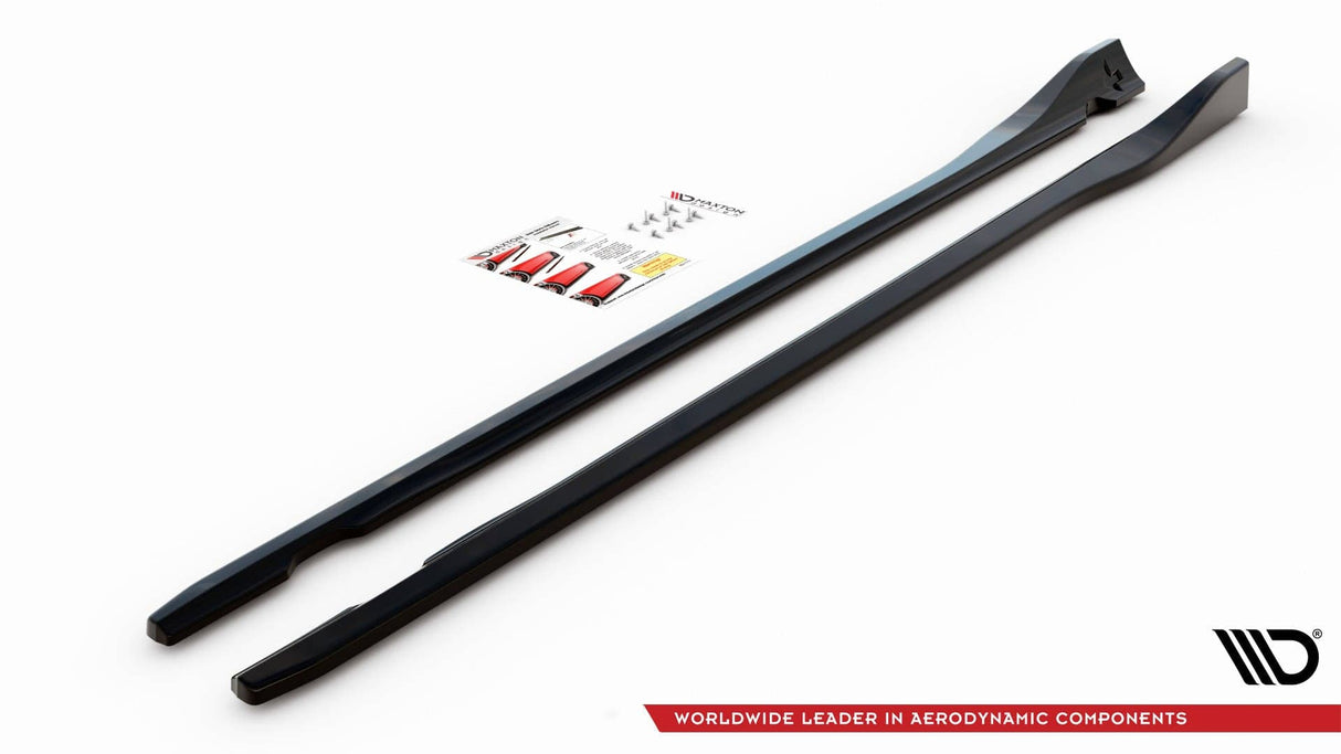 Maxton Design Side Skirts Diffusers Dodge Challenger RT MK3 Facelift
