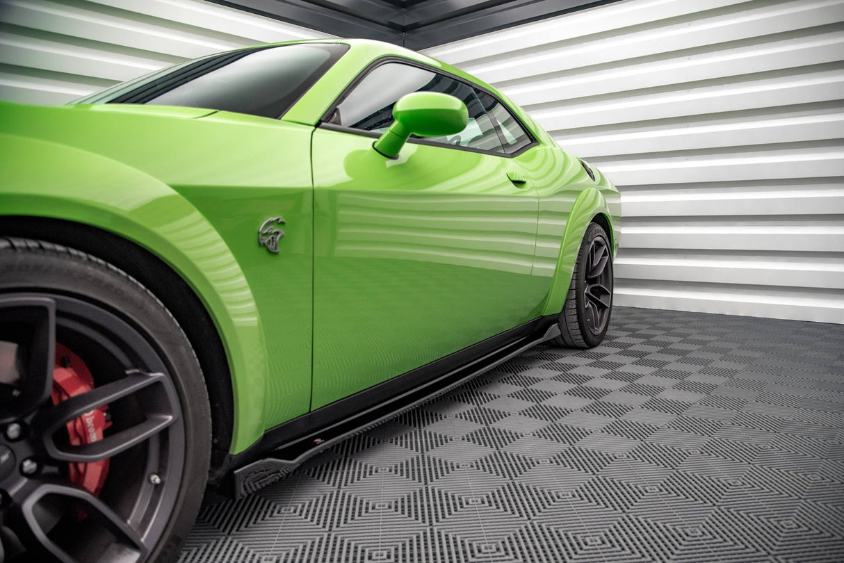 Maxton Design Side Skirts Diffusers Dodge Challenger SRT Hellcat Widebody MK3