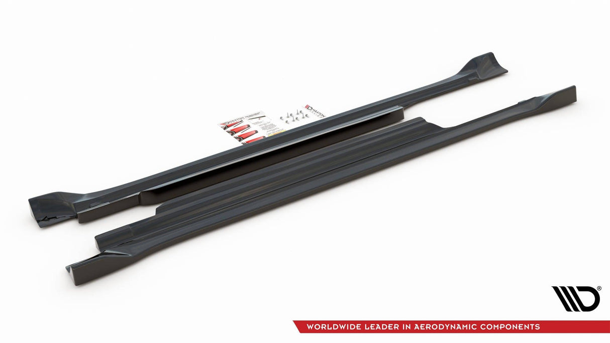 Maxton Design Side Skirts Diffusers Dodge Challenger SRT Hellcat Widebody MK3