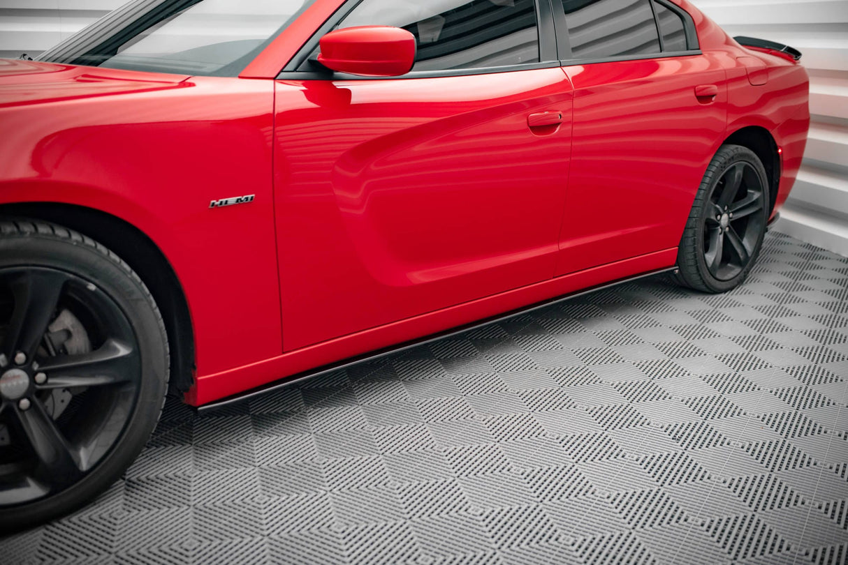 Maxton Design Side Skirts Diffusers Dodge Charger RT MK7 Facelift