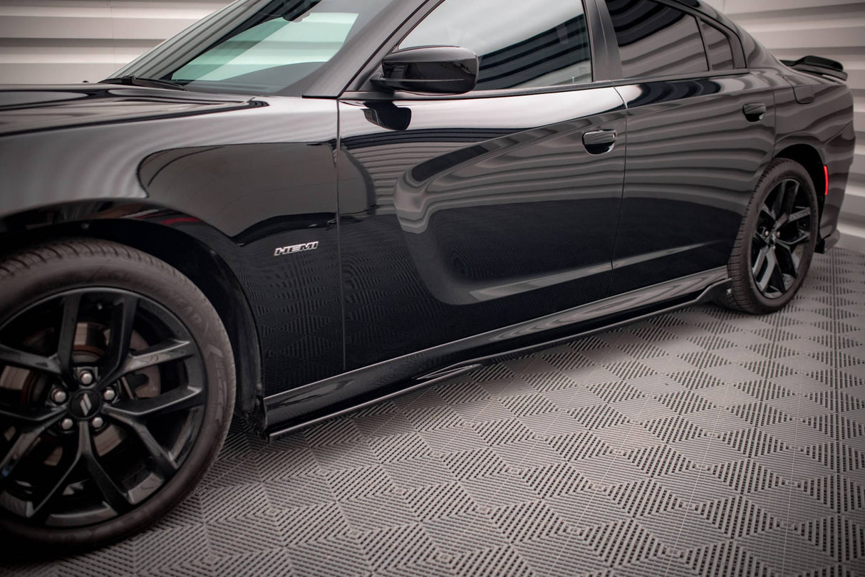 Maxton Design Side Skirts Diffusers Dodge Charger SRT MK7 Facelift