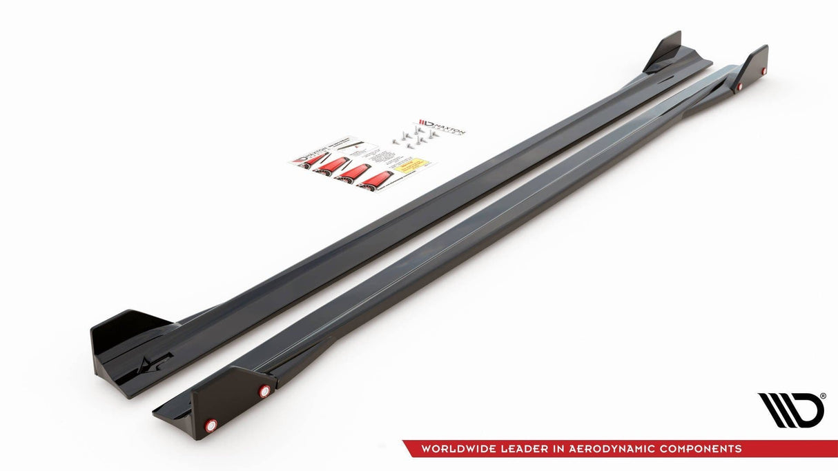 Maxton Design Side Skirts Diffusers + Flaps V.2 Mercedes-AMG A45 S