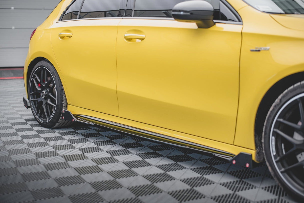 Maxton Design Side Skirts Diffusers + Flaps V.2 Mercedes-AMG A45 S