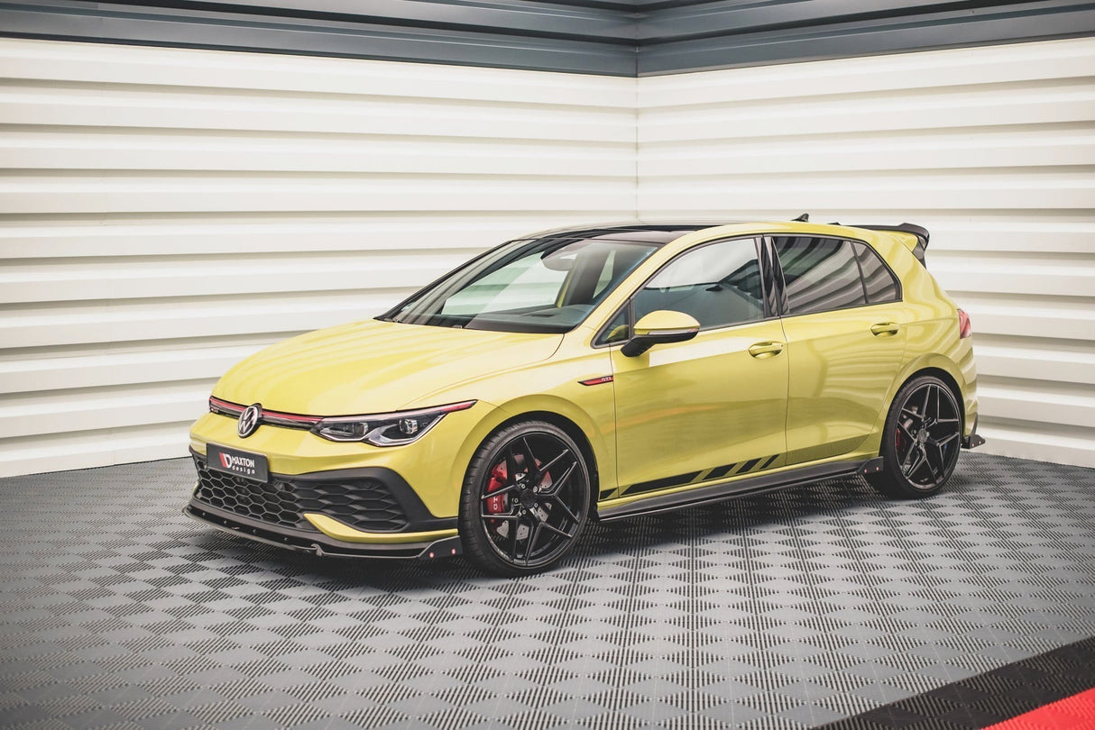 Maxton Design Side Skirts Diffusers + Flaps V.2 Volkswagen Golf Mk8 GTi / GTi Clubsport / R-Line