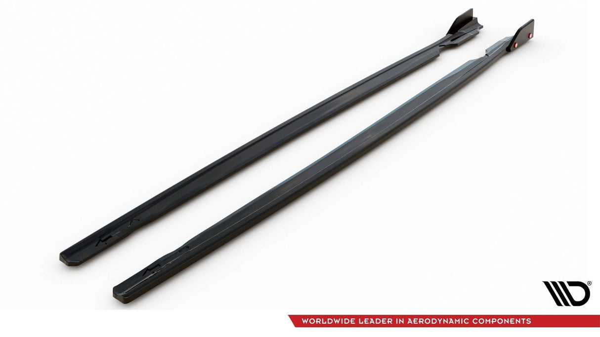 Maxton Design Side Skirts Diffusers + Flaps V.2 - VW Golf R Mk8
