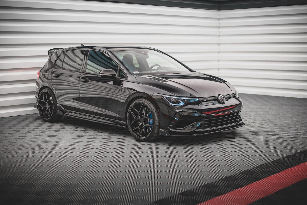 Maxton Design Side Skirts Diffusers + Flaps V.2 - VW Golf R Mk8