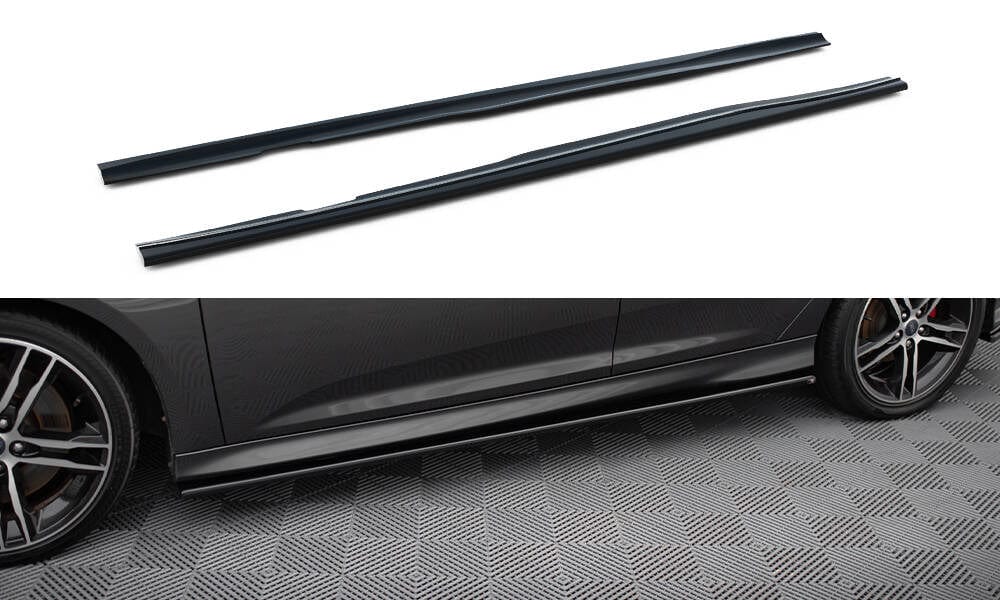 Maxton Design Side Skirts Diffusers Ford Focus St / St-Line MK3 / MK3 Fl Hatchback / Estate