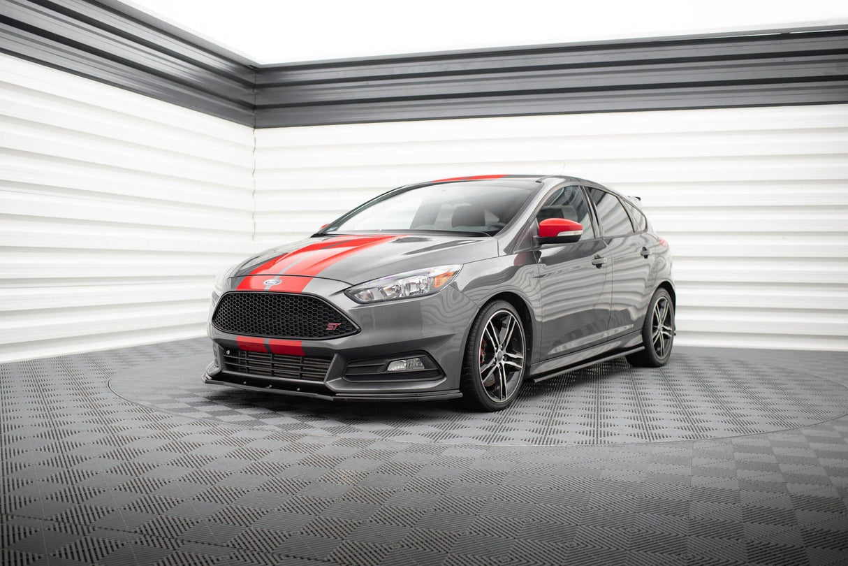 Maxton Design Side Skirts Diffusers Ford Focus St / St-Line MK3 / MK3 Fl Hatchback / Estate