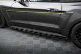 Maxton Design Side Skirts Diffusers Ford Mustang MK6 Gt