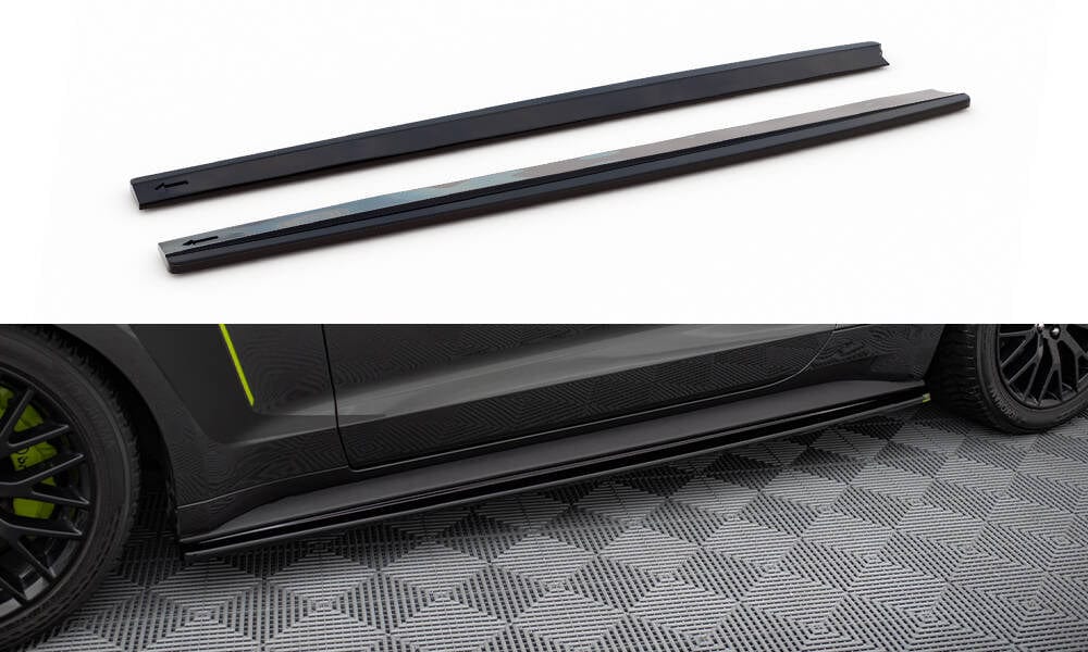 Maxton Design Side Skirts Diffusers Ford Mustang MK6 Gt