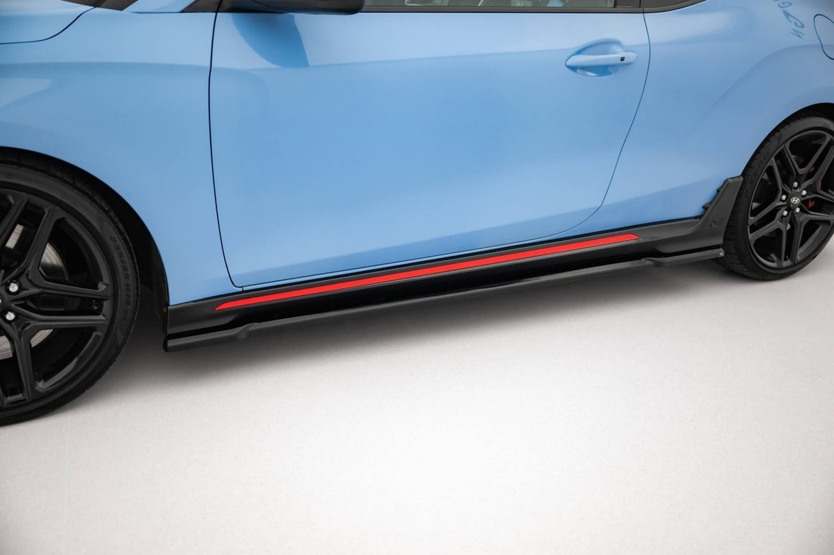 Maxton Design Side Skirts Diffusers Hyundai Veloster N MK2