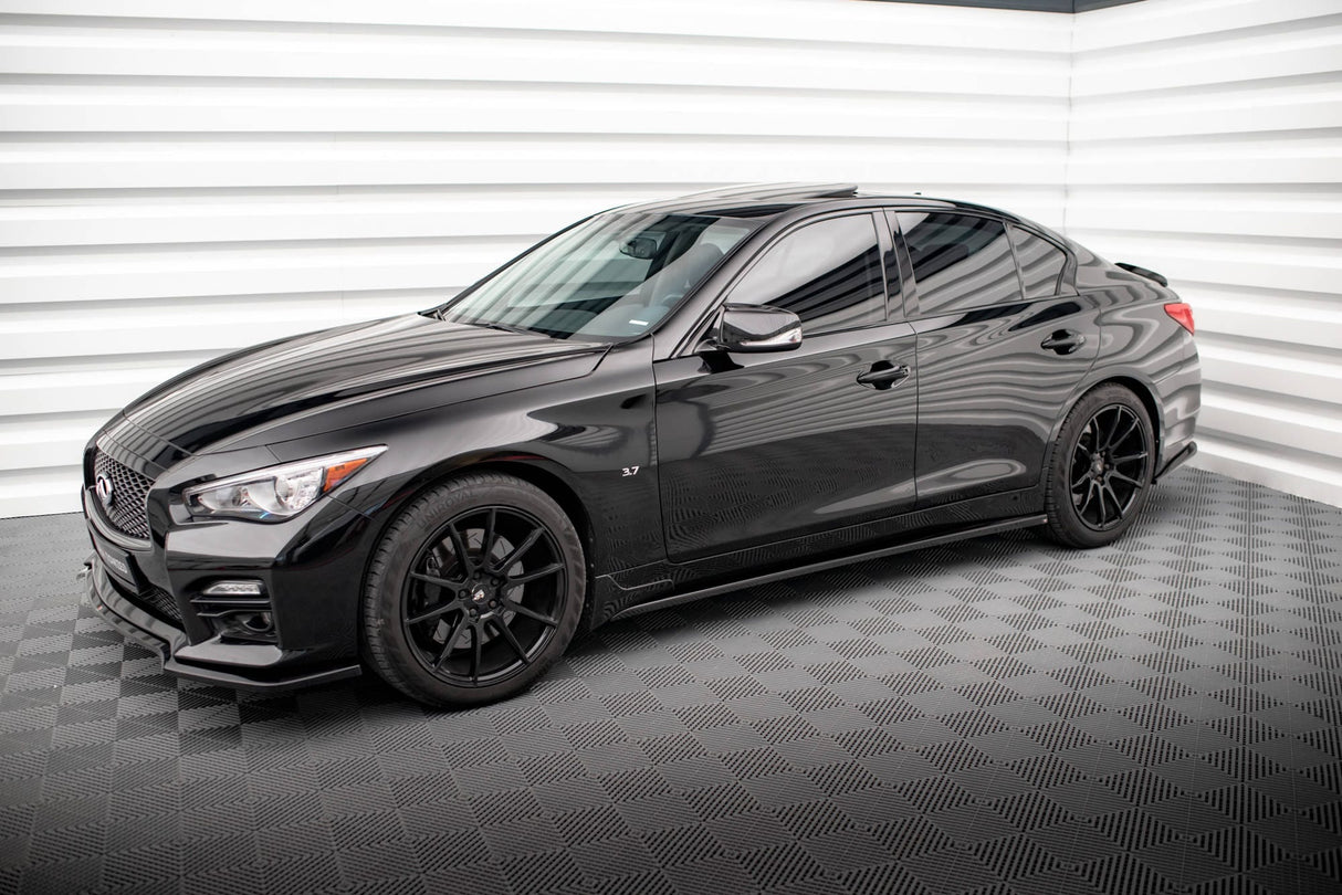 Maxton Design Side Skirts Diffusers Infiniti Q50 S Mk1