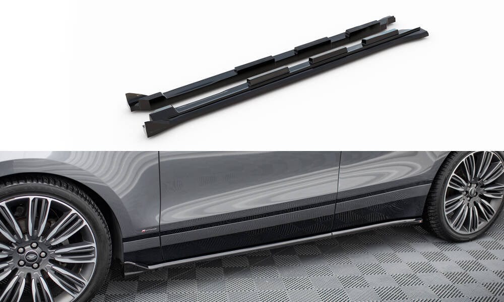 Maxton Design Side Skirts Diffusers Land Rover Range Rover Velar R-Dynamic MK1