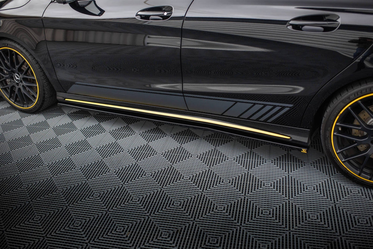 Maxton Design Side Skirts Diffusers Mercedes-AMG CLA 45 C117 Facelift