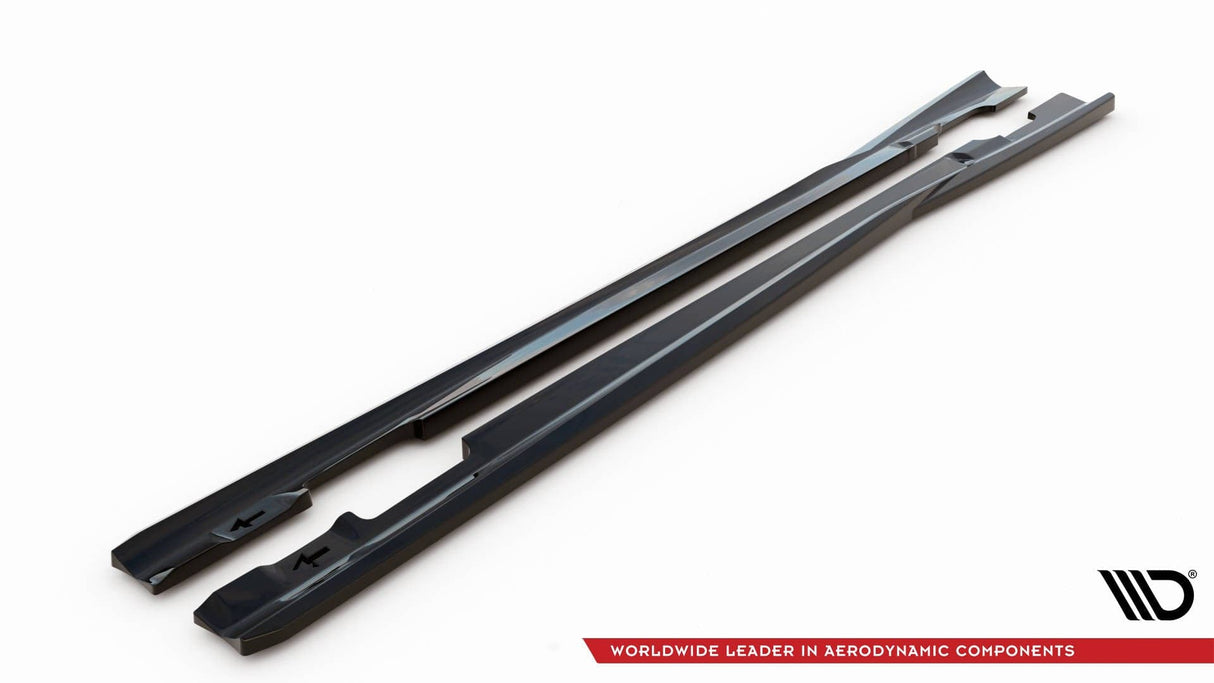 Maxton Design Side Skirts Diffusers Mercedes-Benz C Coupe AMG-Line C204