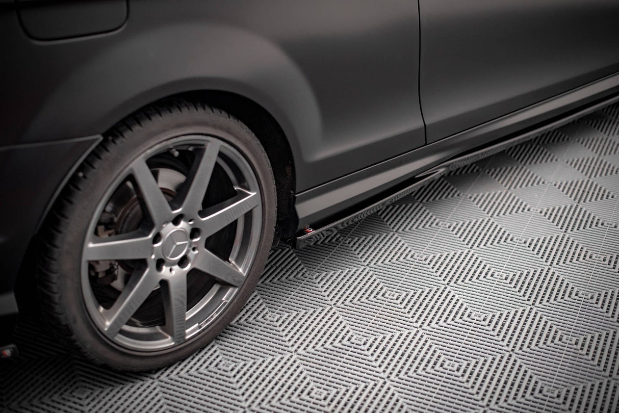 Maxton Design Side Skirts Diffusers Mercedes-Benz C Coupe AMG-Line C204