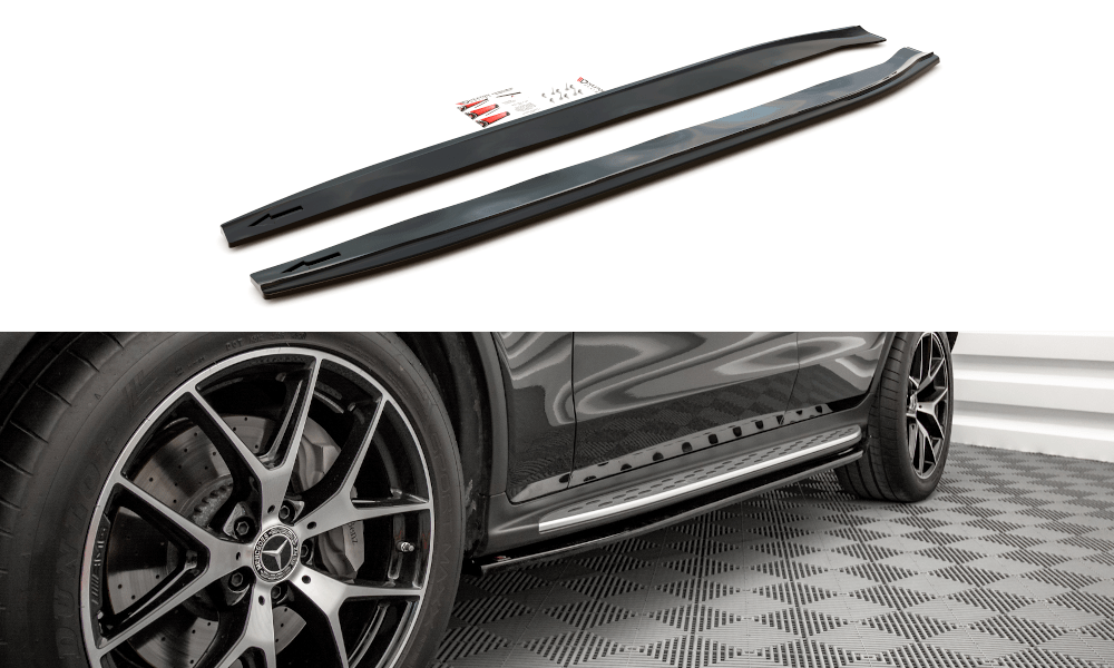 Maxton Design Side Skirts Diffusers Mercedes-Benz GLC Coupe AMG-Line C253 Facelift