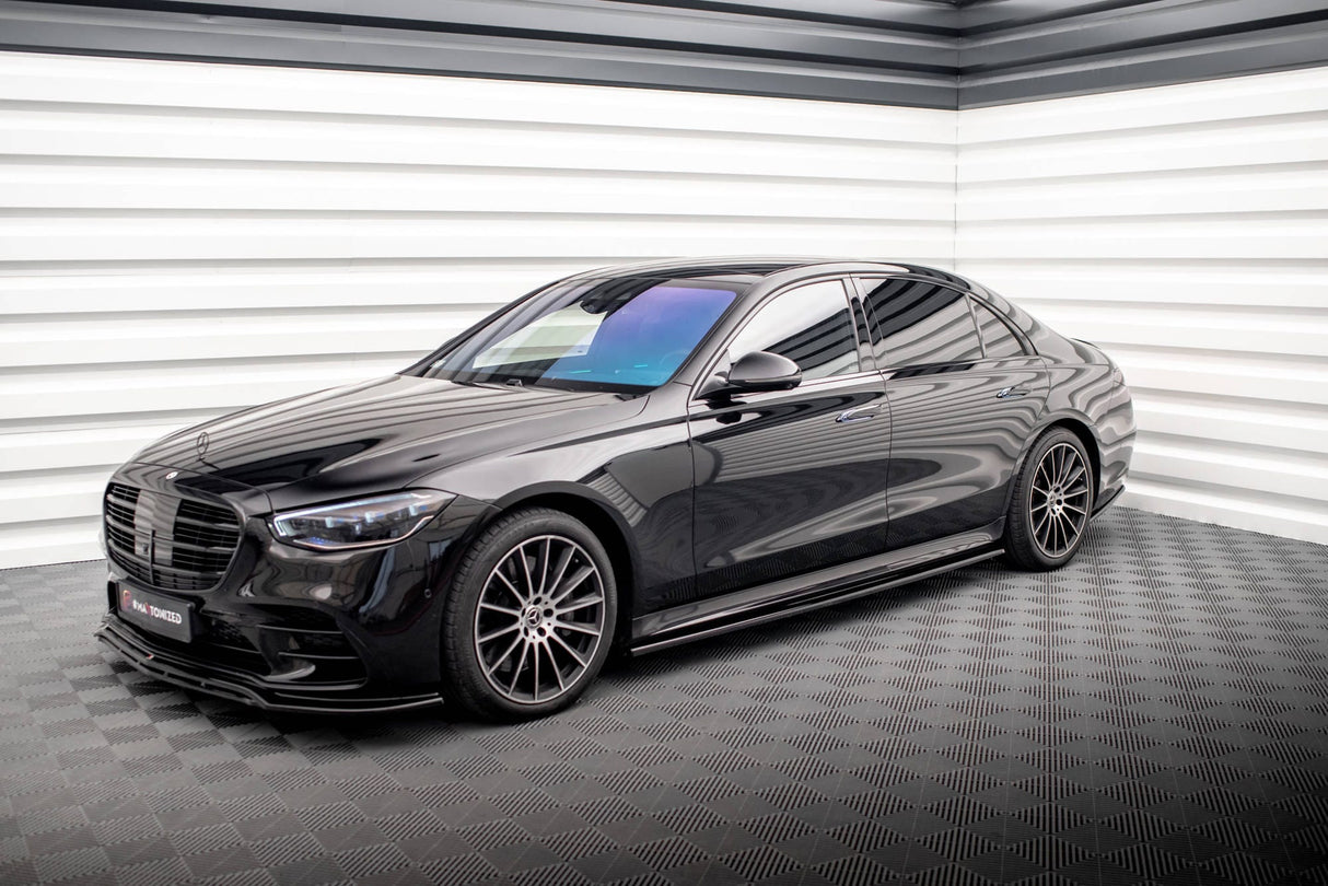 Maxton Design Side Skirts Diffusers Mercedes-Benz S Long AMG-Line V223